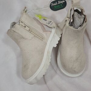 Cream Kids Boots